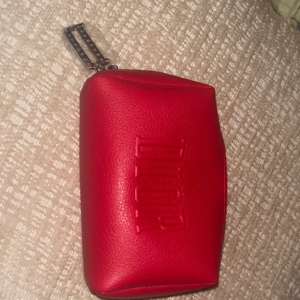 Dior Vibrant Red Leather Clutch